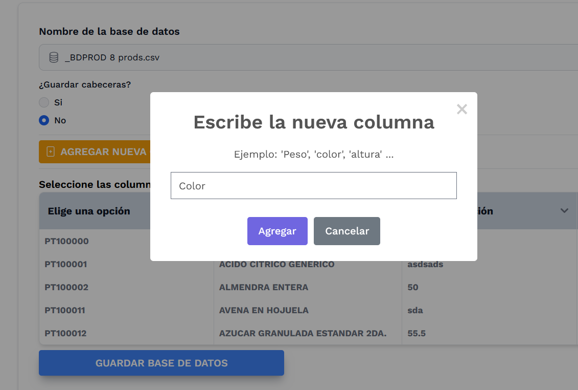 Imagen para agregar nueva columna