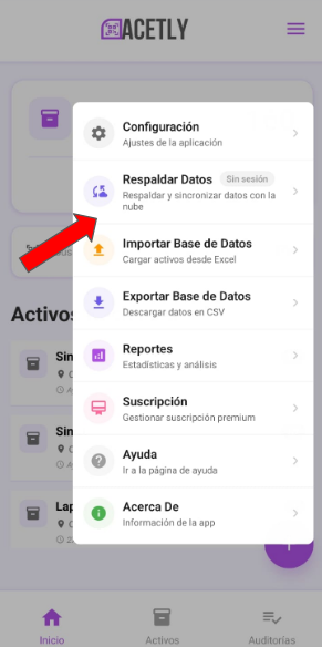 Respaldo y sincronización en línea 2